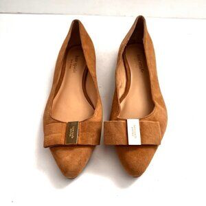 Kate Spade Suede Norah Pointed Toe Ballet Flats